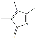 2H-Pyrrol-2-one,3,4,5-trimethyl-(9CI) Structure
