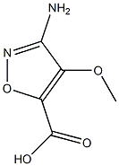 5-Isoxazolecarboxylicacid,3-amino-4-methoxy-(7CI,9CI) Structure
