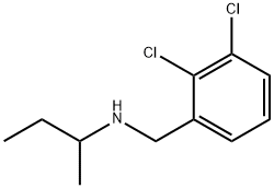 butan-2-yl[(2,3-dichlorophenyl)methyl]amine Structure