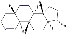 (5S,8S,9S,10S,13S,14S,17S)-10,13-dimethyl-4,5,6,7,8,9,11,12,14,15,16,1 7-dodecahydro-3H-cyclopenta[a]phenanthren-17-ol 구조식 이미지