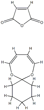 2-cyclohexyl-1,3-dioxepin-maleic anhydride copolymer Structure