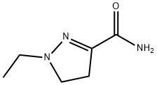 2-Pyrazoline-3-carboxamide,1-ethyl-(7CI) Structure