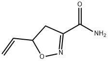 2-이속사졸린-3-카르복스아미드,5-비닐-(7CI) 구조식 이미지