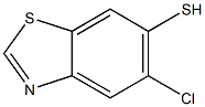 6-Benzothiazolethiol,5-chloro-(7CI) Structure