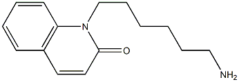 2(1H)-Quinolinone,1-(6-aminohexyl)-(9CI) 구조식 이미지