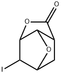 6-Hydroxy-5-iodo-7-oxabicyclo[2.2.1]heptane-2-carboxylic Acid γ-Lactone 구조식 이미지