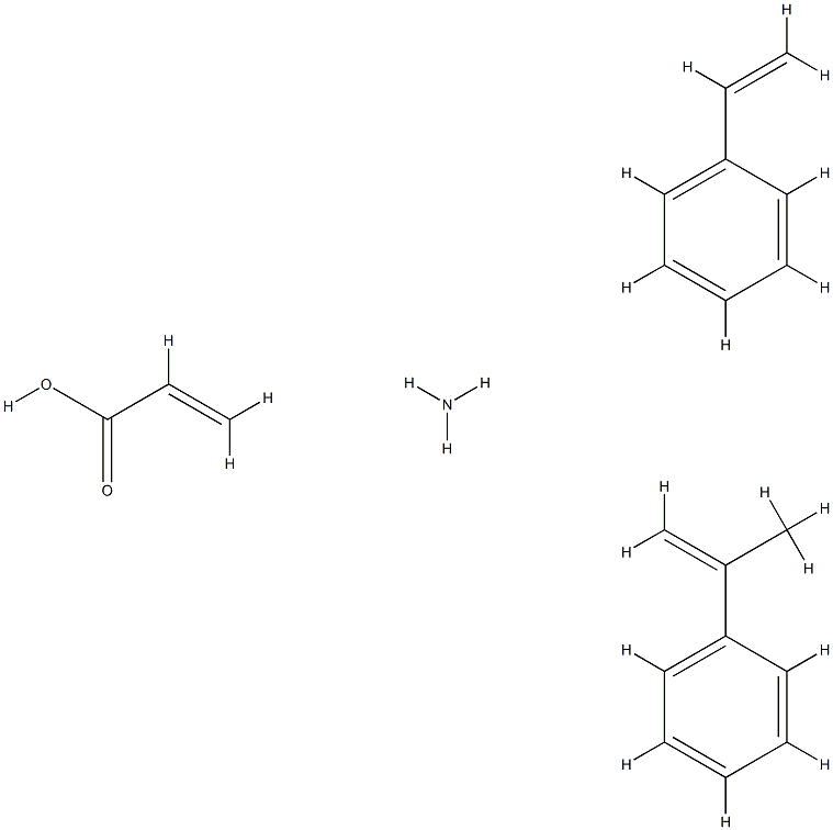 89678-90-0 2-Propenoic acid, polymer with ethenylbenzene and (1-methylethenyl)benzene, ammonium salt