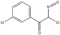Acetophenone, 2,3-dichloro-2-nitroso- (7CI) Structure
