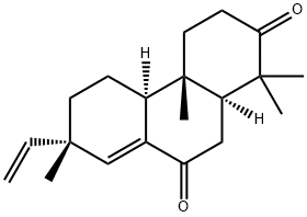 (4aR)-7β-Ethenyl-4,4a,4bβ,5,6,7,10,10aβ-octahydro-1,1,4aα,7-tetramethyl-2,9(1H,3H)-phenanthrenedione Structure