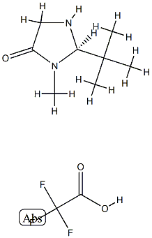 (R)-2-(tert-Butyl)-3-Methyl-4-iMidazolidinone trifluoroacetic acid Structure