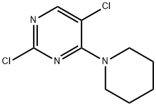 2,5-dichloro-4-(piperidin-1-yl)pyrimidine Structure