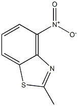 벤조티아졸,2-메틸-4-니트로-(6CI,7CI) 구조식 이미지