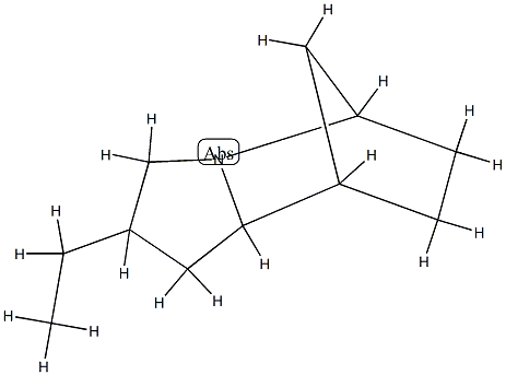 5,8-메타노인돌리진,2-에틸옥타하이드로-(9CI) 구조식 이미지