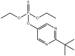 디에톡시-술파닐리덴-(2-tert-부틸피리미딘-5-일)옥시-포스포란 구조식 이미지