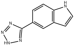 5-(1'H-tetrazol-5'-yl)-1H-indole 구조식 이미지