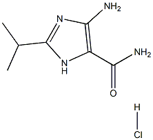2-ISOPROPYL-5-CARBOXAMIDO-4-AMINOIMIDAZOLE 구조식 이미지