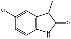2H-Indol-2-one, 5-chloro-1,3-dihydro-3-Methyl- 구조식 이미지
