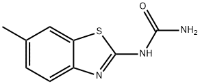 Urea, (6-methyl-2-benzothiazolyl)- (6CI,7CI,9CI) 구조식 이미지