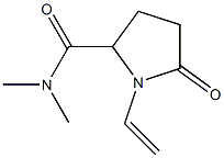 2-Pyrrolidinecarboxamide,N,N-dimethyl-5-oxo-1-vinyl-(7CI) Structure