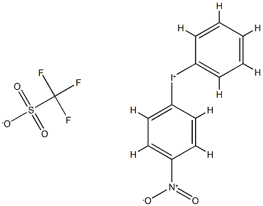 (4-Nitrophenyl)phenyliodonium trifluoromethanesulfonate Structure