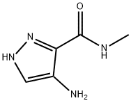 1H-?Pyrazole-?3-?carboxamide, 4-?amino-?N-?methyl- 구조식 이미지