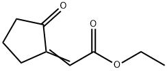 Ethyl 2-(2-oxocyclopentylidene)acetate 구조식 이미지