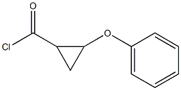 Cyclopropanecarbonyl chloride, 2-phenoxy- (6CI,7CI) Structure