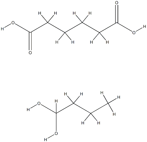 Kondensationsprodukte von Dicarbonsuren mit mehrwertigen aliphatischen Alkoholen verestert Structure