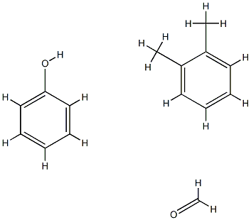 Formaldehyde, polymer with dimethylbenzene and phenol Structure