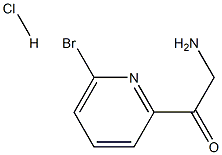 2-amino-1-(6-bromopyridin-2-yl)ethanone hydrochloride Structure