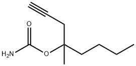 카르밤산,1-부틸-1-메틸-3-부티닐에스테르(6CI,7CI) 구조식 이미지
