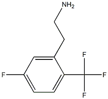 2-(5-fluoro-2-(trifluoromethyl)phenyl)ethanamine 구조식 이미지