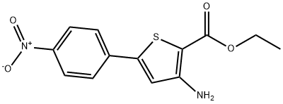 ETHYL 3-AMINO-5-(4-NITROPHENYL)THIOPHEN& 구조식 이미지