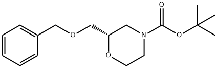 (S)-tert-butyl 2-((benzyloxy)methyl)morpholine-4-carboxylate(WXC02979) 구조식 이미지