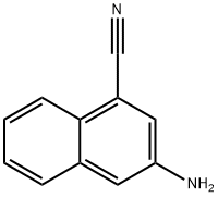 1-Naphthalenecarbonitrile,3-amino-(9CI) Structure