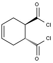 4-Cyclohexene-1,2-dicarbonyl dichloride, trans- (9CI) Structure