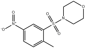 4-({5-nitro-2-methylphenyl}sulfonyl)morpholine 구조식 이미지