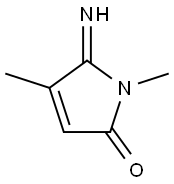 2H-Pyrrol-2-one,1,5-dihydro-5-imino-1,4-dimethyl-(9CI) Structure