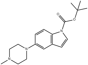 913388-48-4 1H-Indole-1-carboxylic acid, 5-(4-Methyl-1-piperazinyl)-, 1,1-diMethylethyl ester