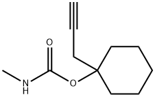 Carbamic acid, methyl-, 1-(2-propynyl)cyclohexyl ester (6CI,7CI) Structure