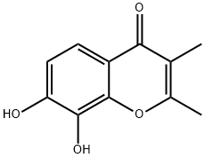 크로몬,7,8-디히드록시-2,3-디메틸-(6CI,7CI) 구조식 이미지