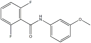 2,6-difluoro-N-(3-methoxyphenyl)benzamide 구조식 이미지