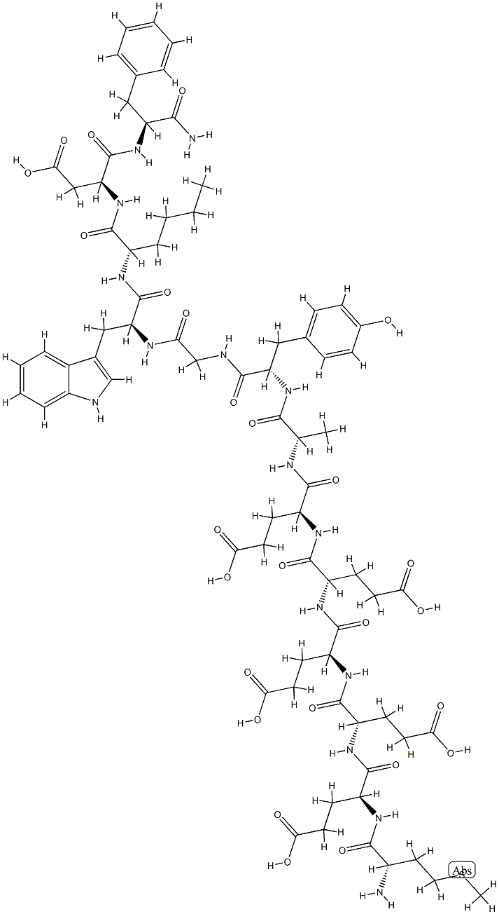 minigastrin, des-Trp(1)-Nle(12)- Structure