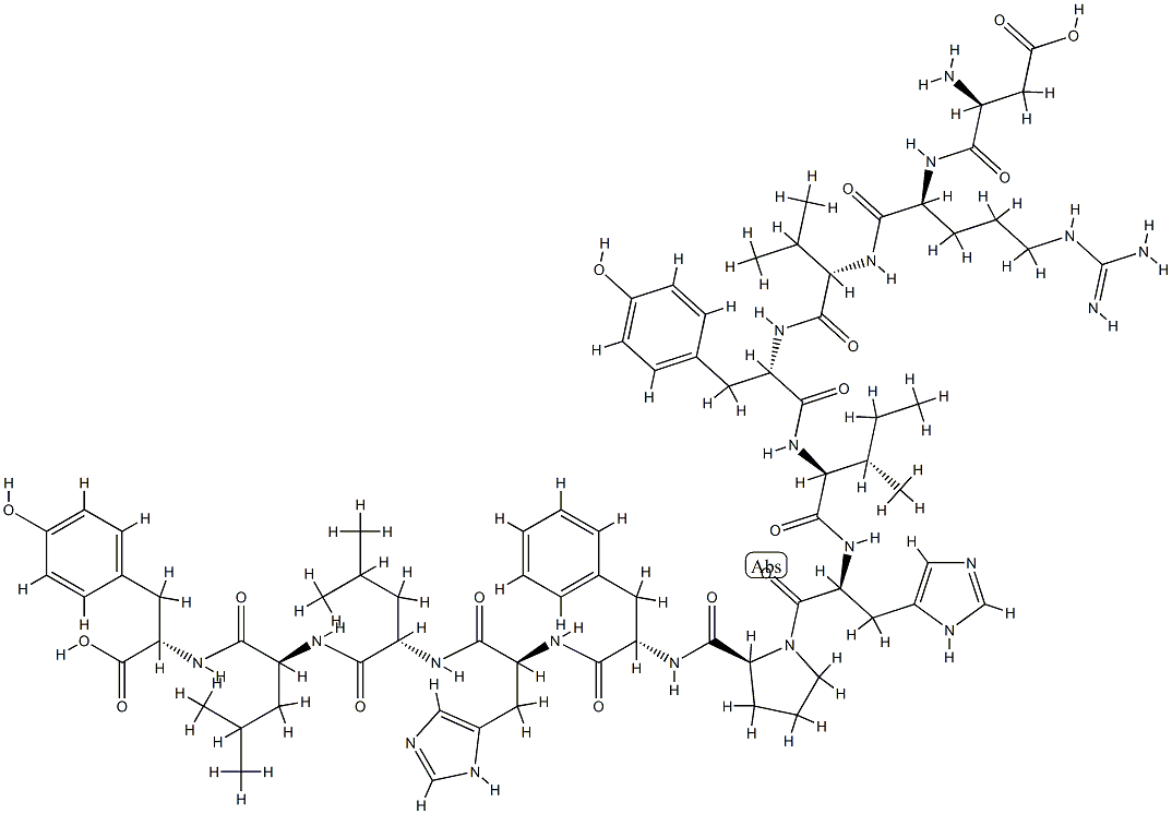 ANGIOTENSINOGEN (1-12) (MOUSE, RAT) Structure