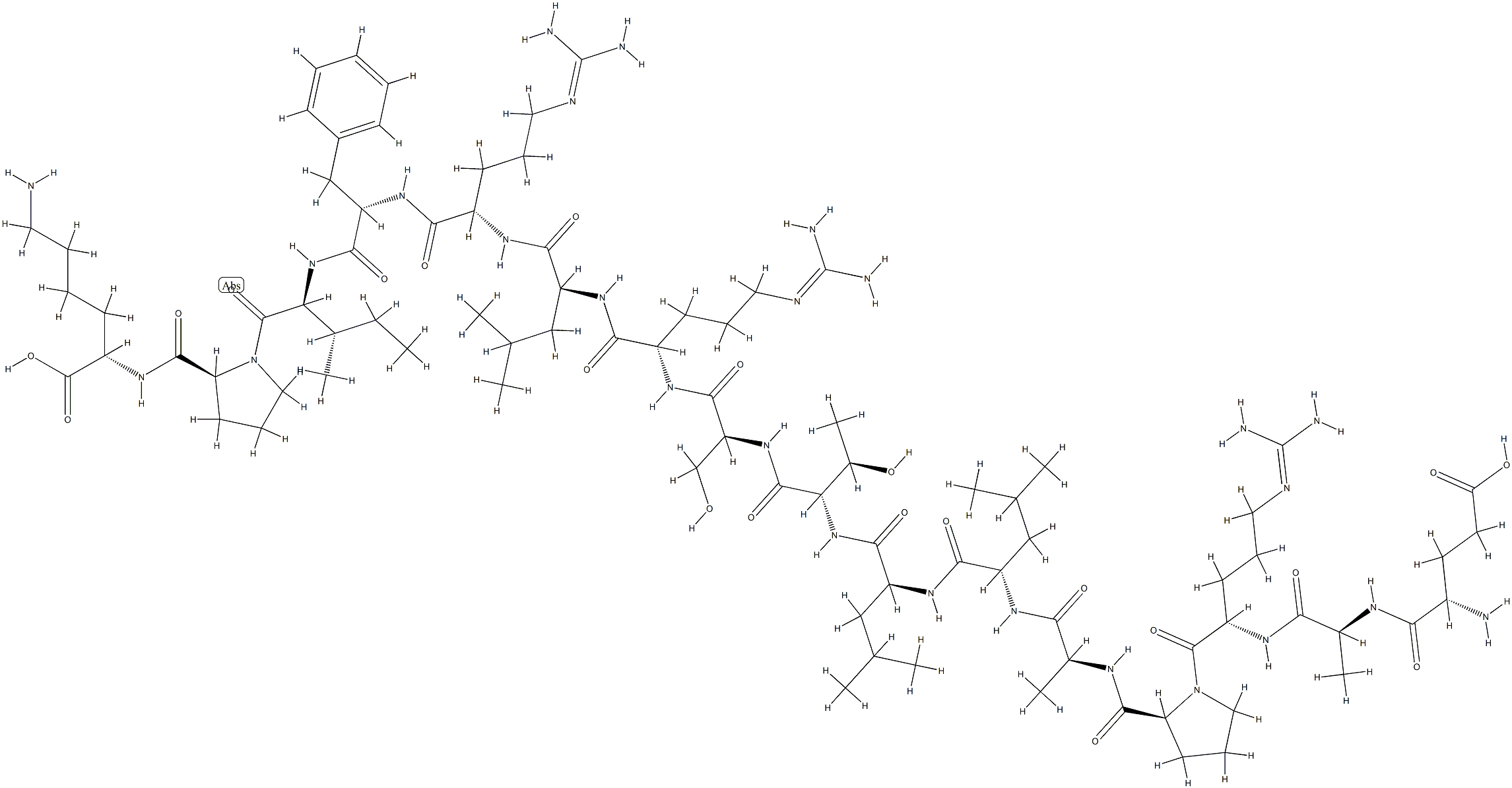 Tertomotide Structure