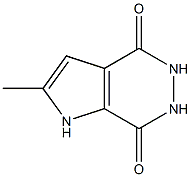 1H-Pyrrolo[2,3-d]pyridazine-4,7-dione,5,6-dihydro-2-methyl-(9CI) 구조식 이미지