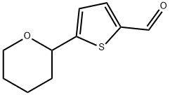 5-(테트라히드로-2H-피란-2-일)티오펜-2-카르브알데히드(SALTDATA:무료) 구조식 이미지