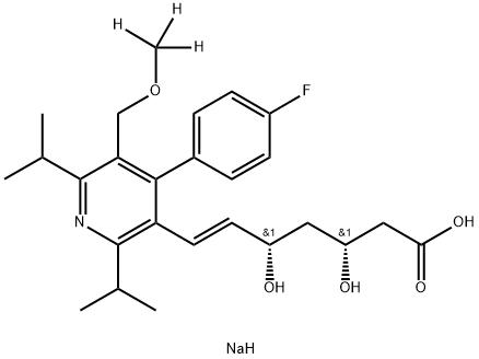 Cerivastatin-D3, SodiuM Salt Structure