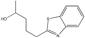 2-Benzothiazolebutanol,alpha-methyl-(7CI) Structure