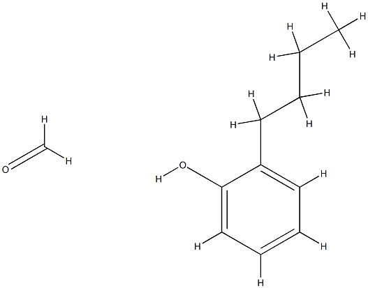 Formaldehyde, reaction products with butylphenol Structure